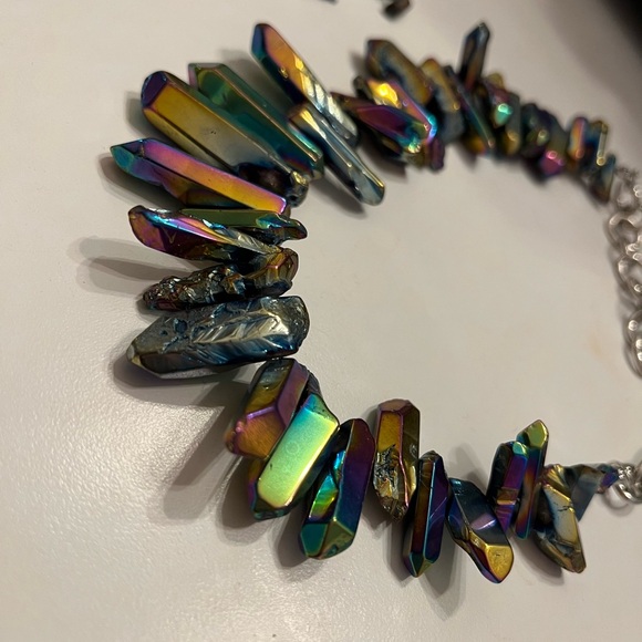 Real stones STUNNING necklace set - Picture 3 of 8